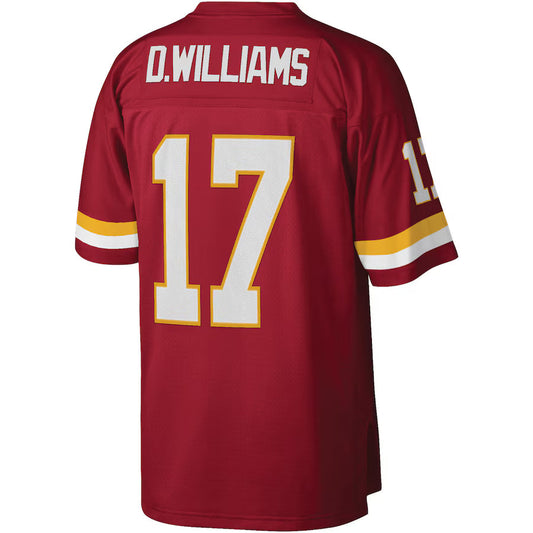 W.Football Team #17 Doug Williams Mitchell & Ness Burgundy Legacy Replica Jersey