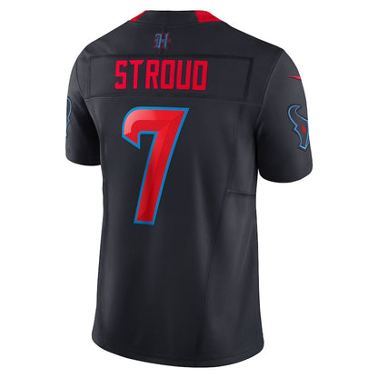 H.Texans #7 C.J. Stroud  Navy Vapor F.U.S.E. Limited Jersey Stitched American Football Jerseys