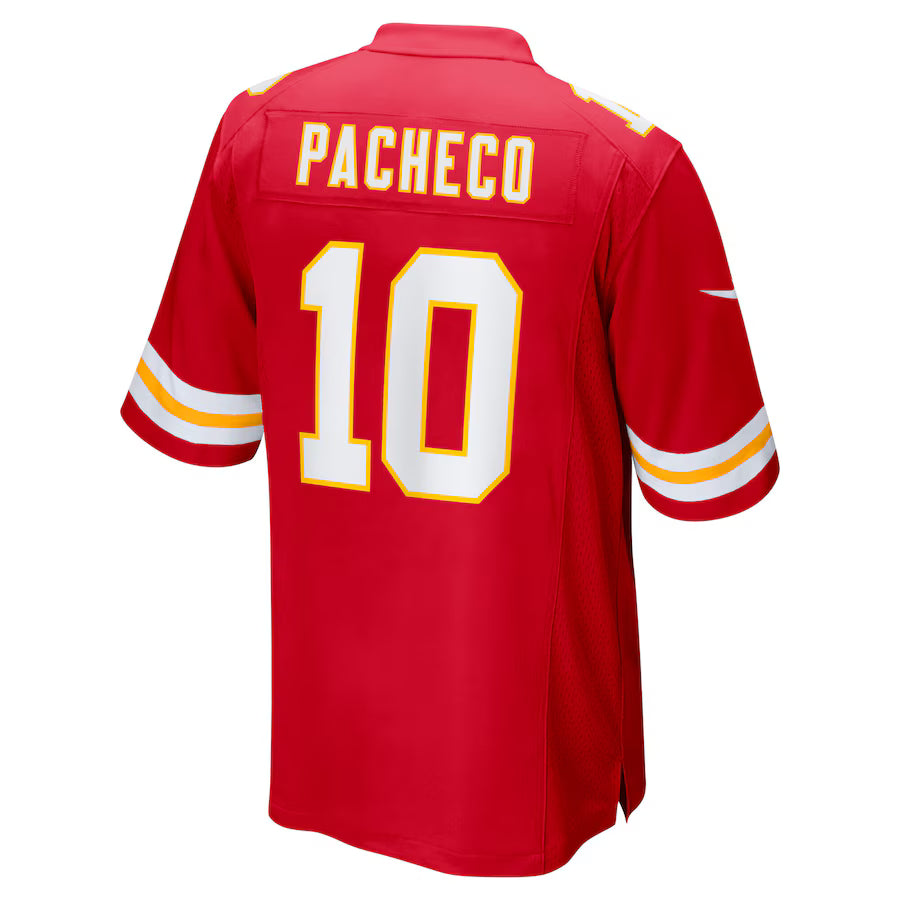 KC.Chiefs #10 Isiah Pacheco Red Game Jersey Stitched American Football Jerseys
