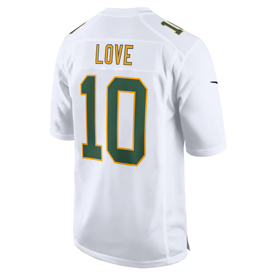 GB.Packers #10 Jordan Love White Game Jersey Stitched American Football Jerseys