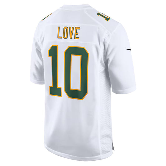 GB.Packers #10 Jordan Love White Game Jersey Stitched American Football Jerseys