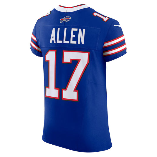 B.Bills #17 Josh Allen Royal Vapor F.U.S.E. Limited Jersey Stitched American Football Jerseys