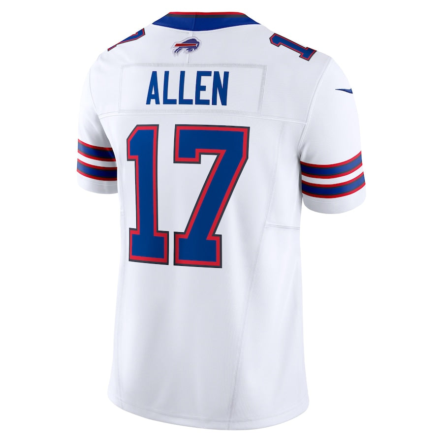 B.Bills #17 Josh Allen White Game Jersey Stitched American Football Jersey