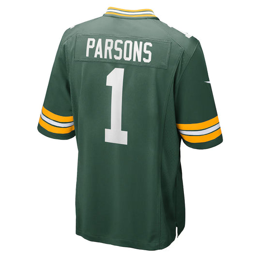 GB.Packers #1 Micah Parsons Green Game Jersey Stitched American Football Jerseys