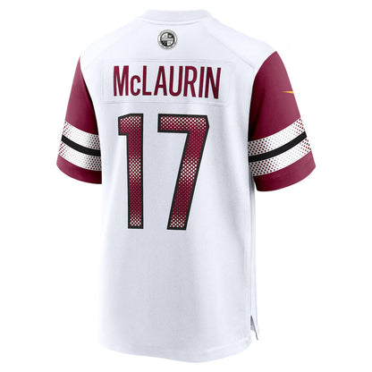 W.Commanders #17 Terry McLaurin White Game Jersey Stitched American Football Jerseys
