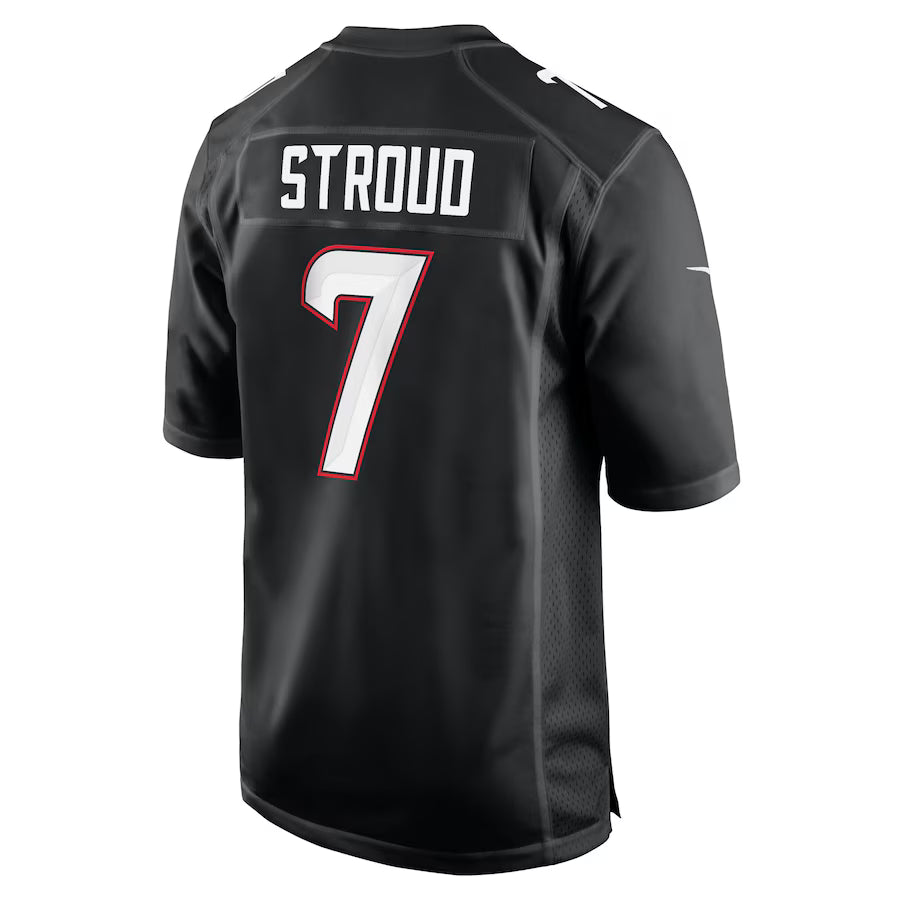 H.Texans #7 C.J. Stroud Carbon Black Game Jersey Stitched American Football Jerseys