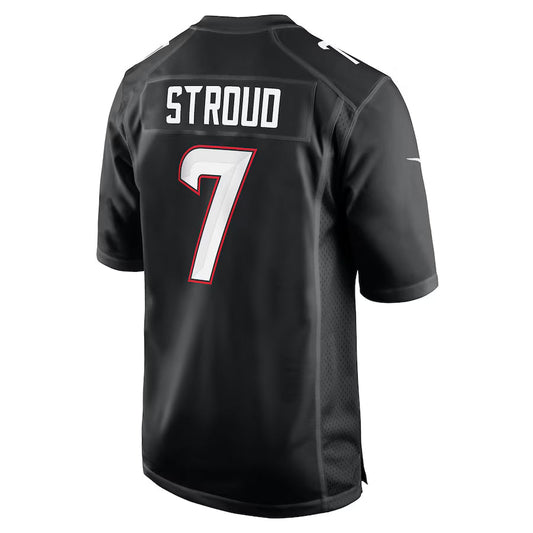 H.Texans #7 C.J. Stroud Carbon Black Game Jersey Stitched American Football Jerseys